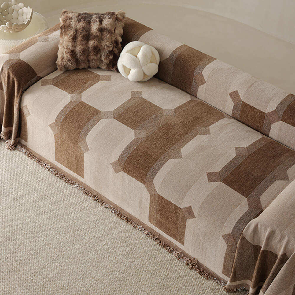 Chenille Wear-Resistant Sofa Protection Full Coverage Throw Couch Cover - News Pet Shop