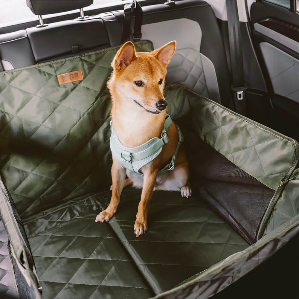 Extra Stable Travel Waterproof Dog Car Back Seat Extender - News Pet Shop