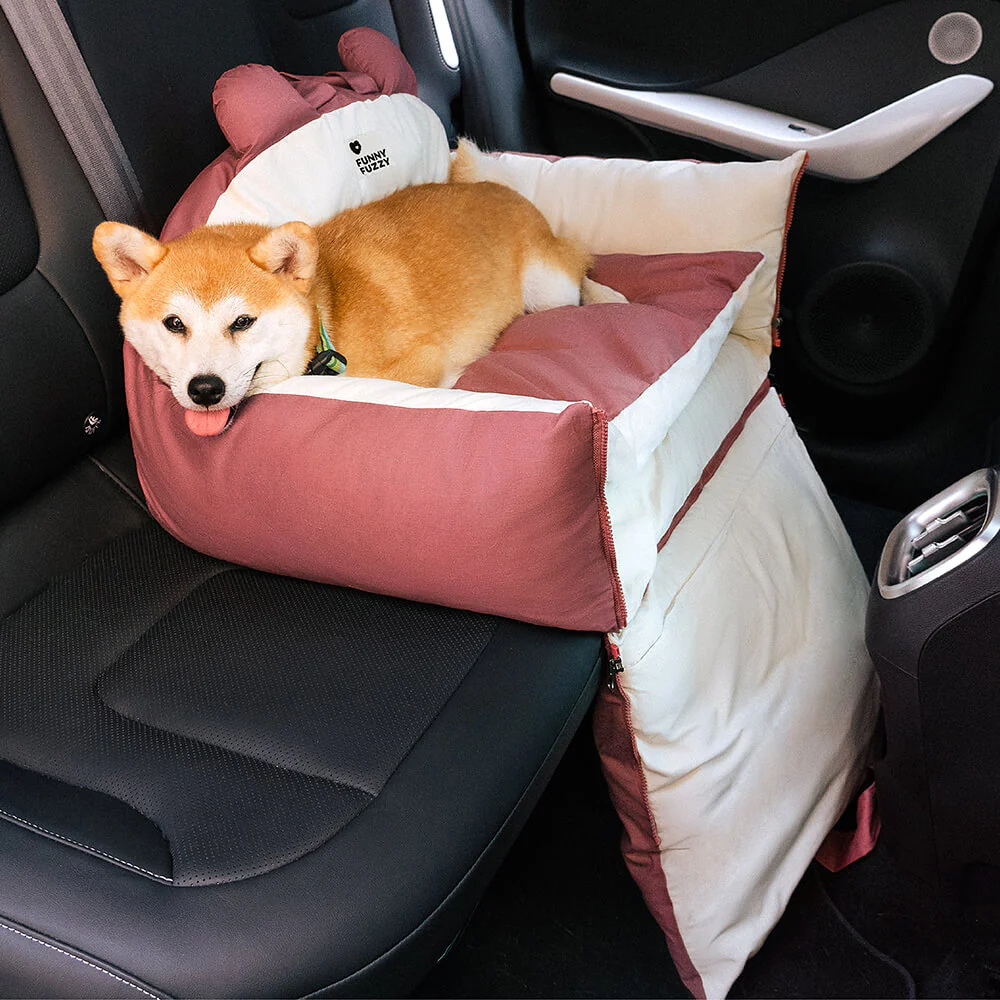 Bear Ears Pet Car Safety Bed Dog Car Seat Bed - News Pet Shop