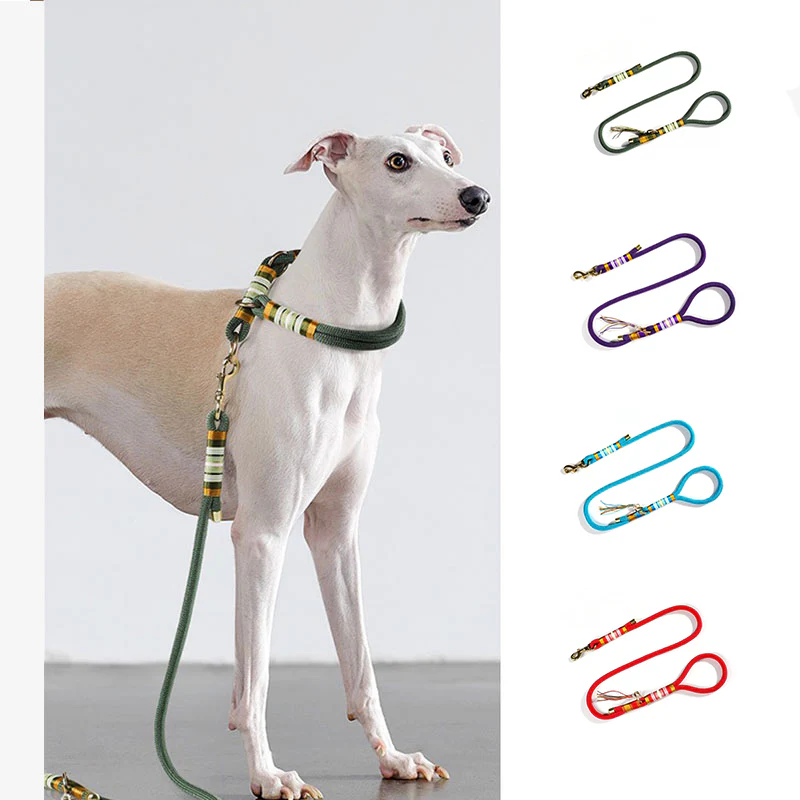 Hand-knitted Braided Rope Cool Dog Accessories Training Leash - News Pet Shop