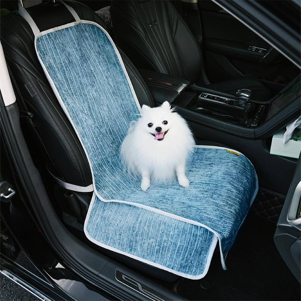 Waterproof Striped Chenille Pet Car Seat Protector Cover-Road Safer - News Pet Shop