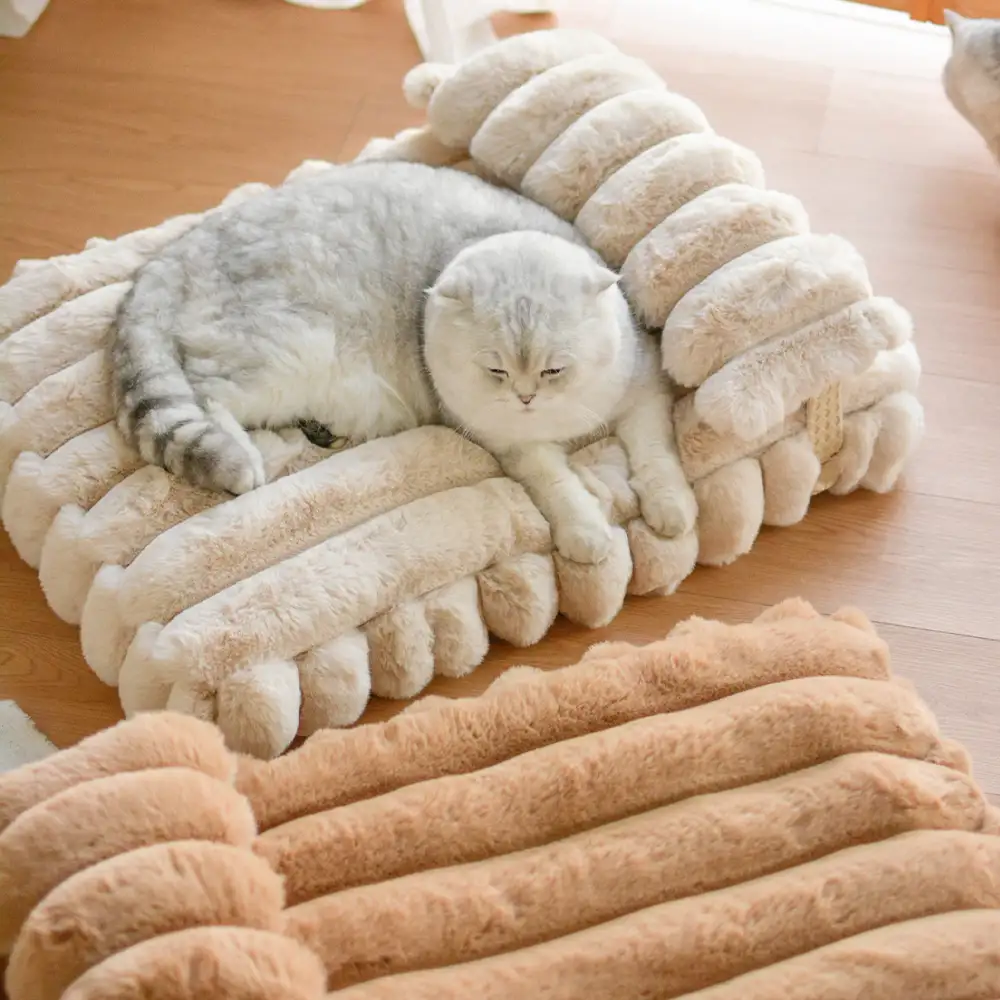 Softness Faux Rabbit Fur Warming Pillow Dog Bed - Cozy Cloud - News Pet Shop