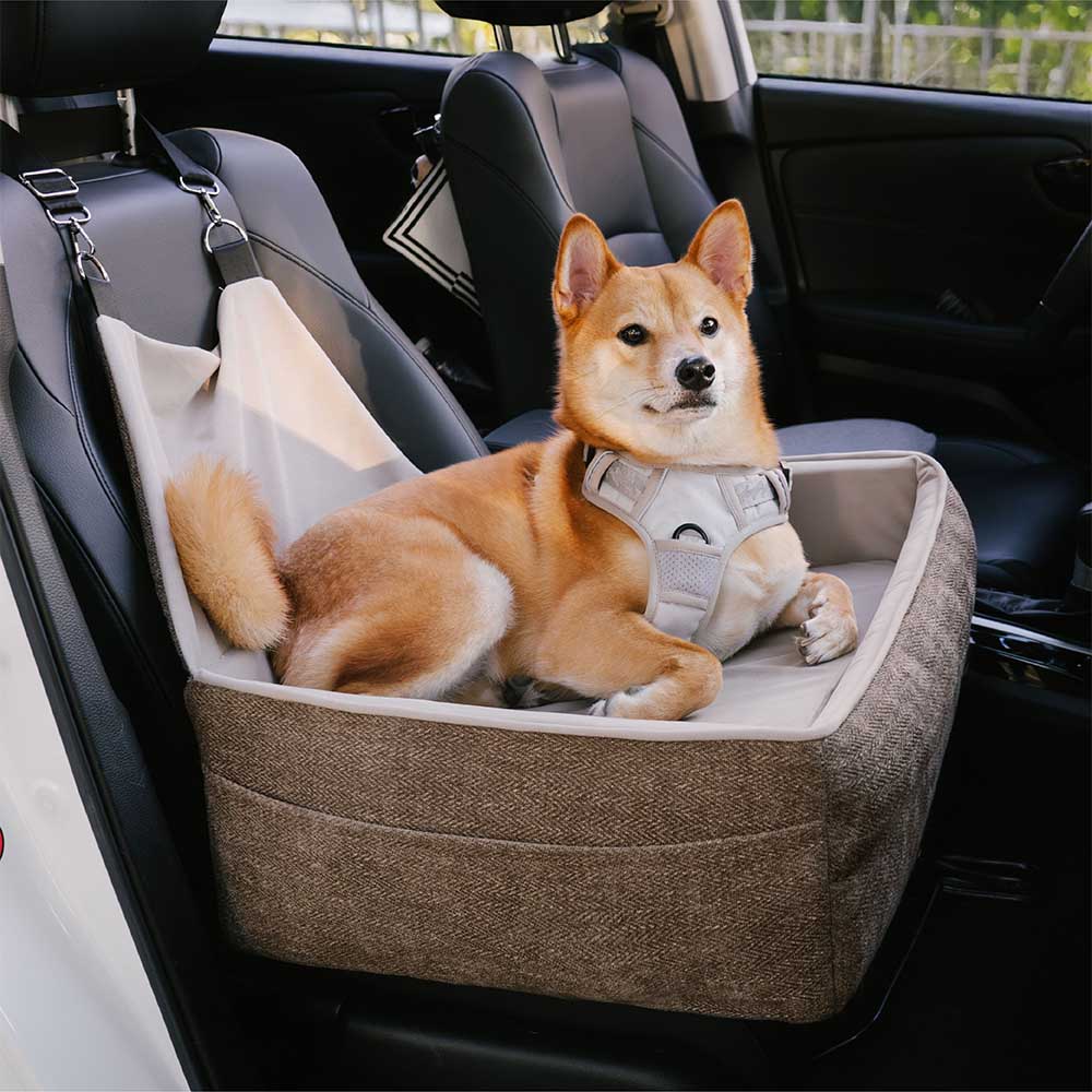 Travel Safety Seat Thickened Elevated Dog Car Seat Bed - News Pet Shop