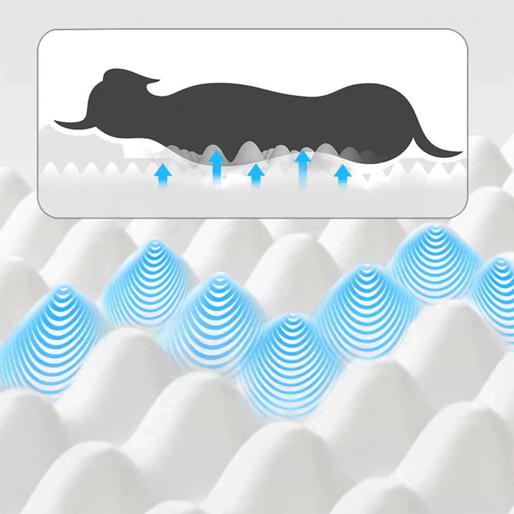 Orthopedic Scratch-Resistant Waterproof Tech Fabric Dog Bed - News Pet Shop