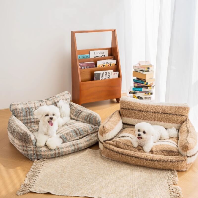 Lazy Holiday Plush Cozy Dog & Cat Sofa Bed - News Pet Shop