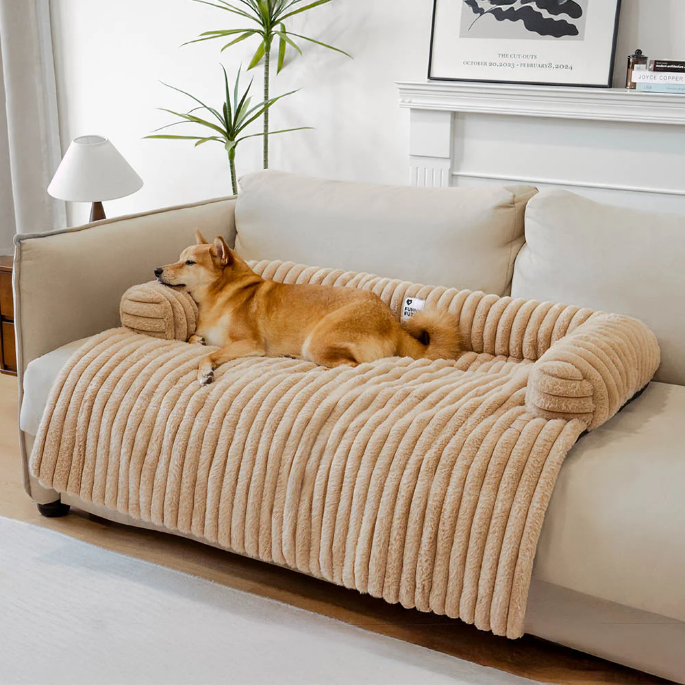 Fluffy Sofa Blanket Bolster Dog Mat Couch Cover - News Pet Shop