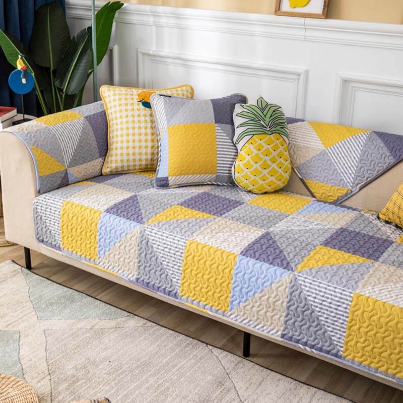 Artistic Geometric Pattern Washable Couch Cover - News Pet Shop