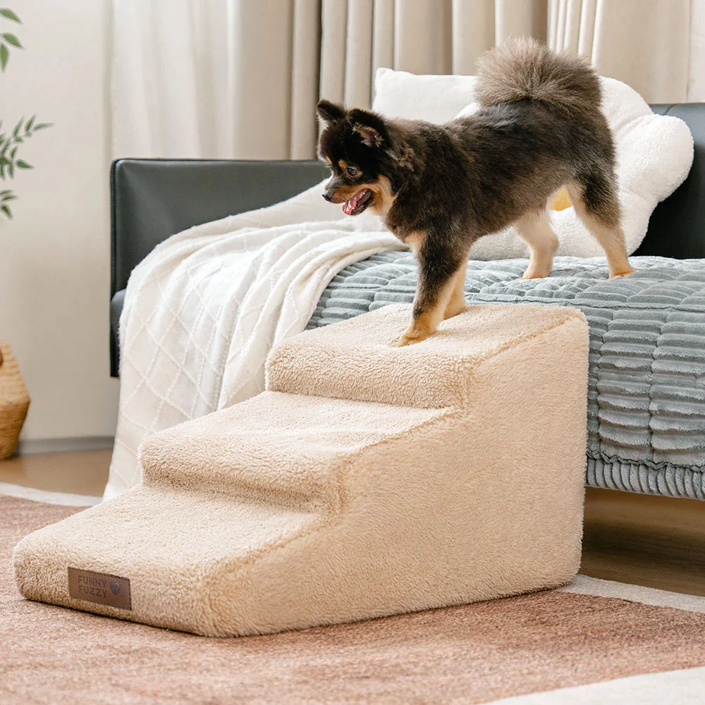 Climbing Aid for Bed and Couch Access Joint Protection Soft Dog Ramp Stairs - News Pet Shop