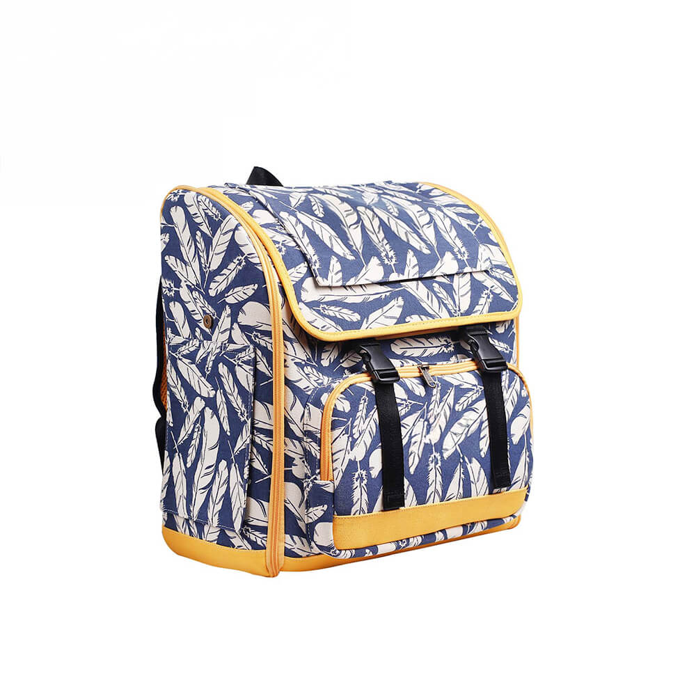 Trendy Hawaiian Print Portable and Comfortable Pet Travel Cat Backpack - News Pet Shop