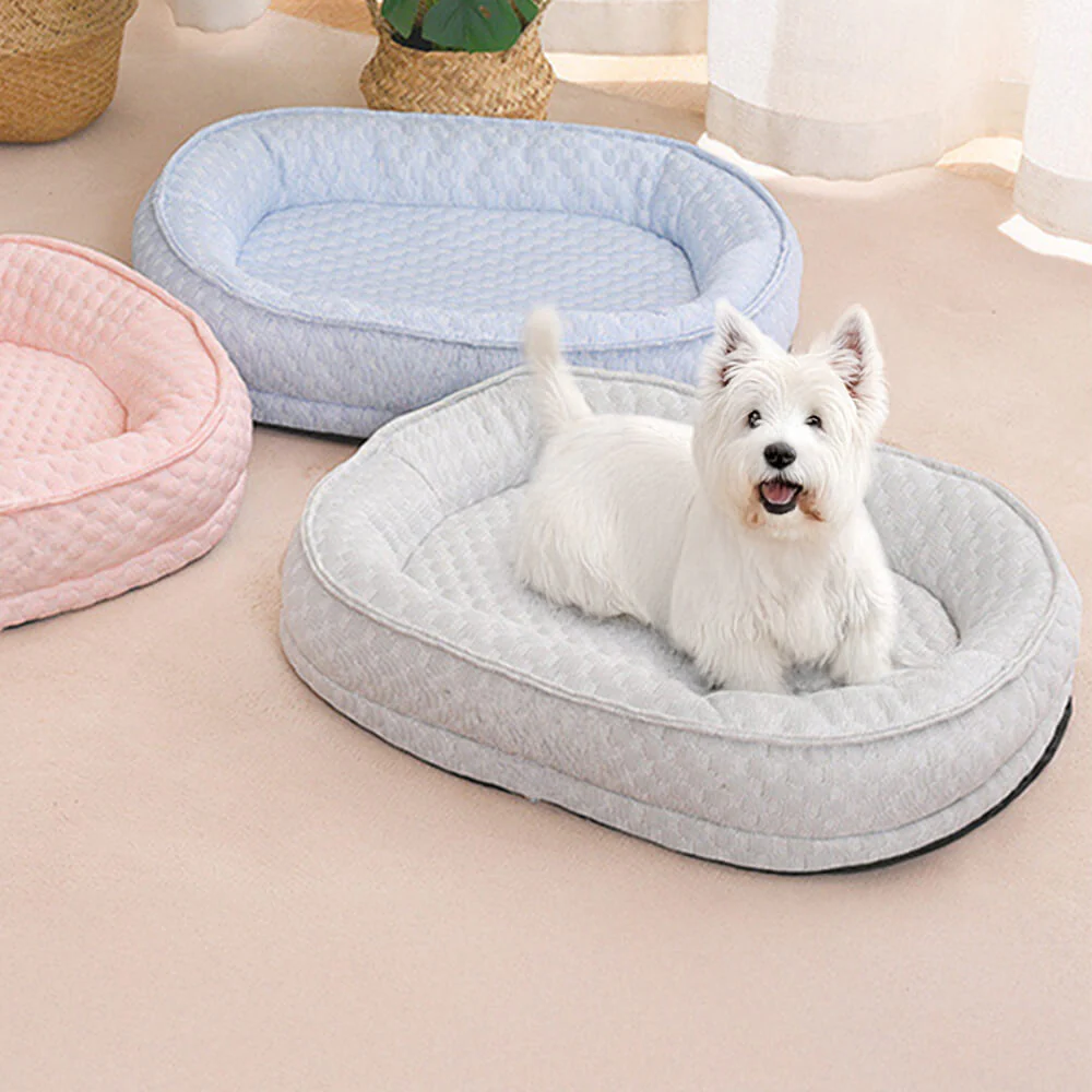 Cooling Comfort Elevated Donut Oval Dog Bed - News Pet Shop