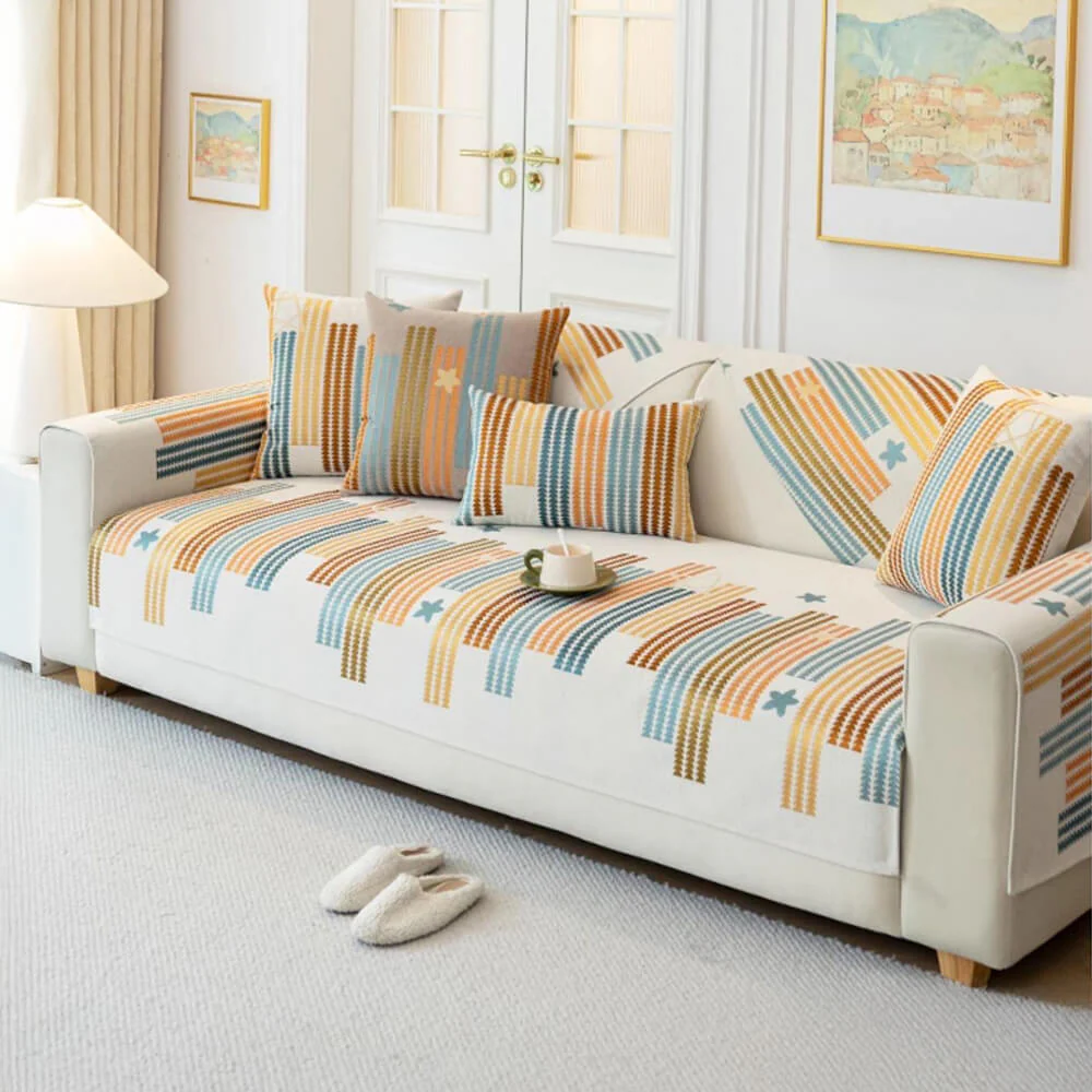 Chic All-seasons Chenille Anti-scratch Anti-Slip Furniture Protector Couch Cover - News Pet Shop
