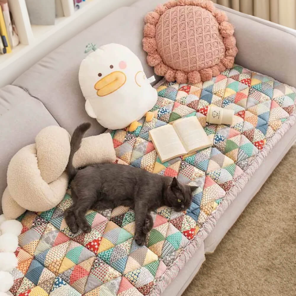 Garden Chic Cotton Protective Couch Cover - News Pet Shop