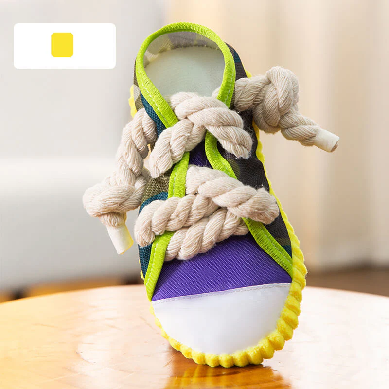 Cotton Rope Slipper Toy Dog Teething Toy - News Pet Shop