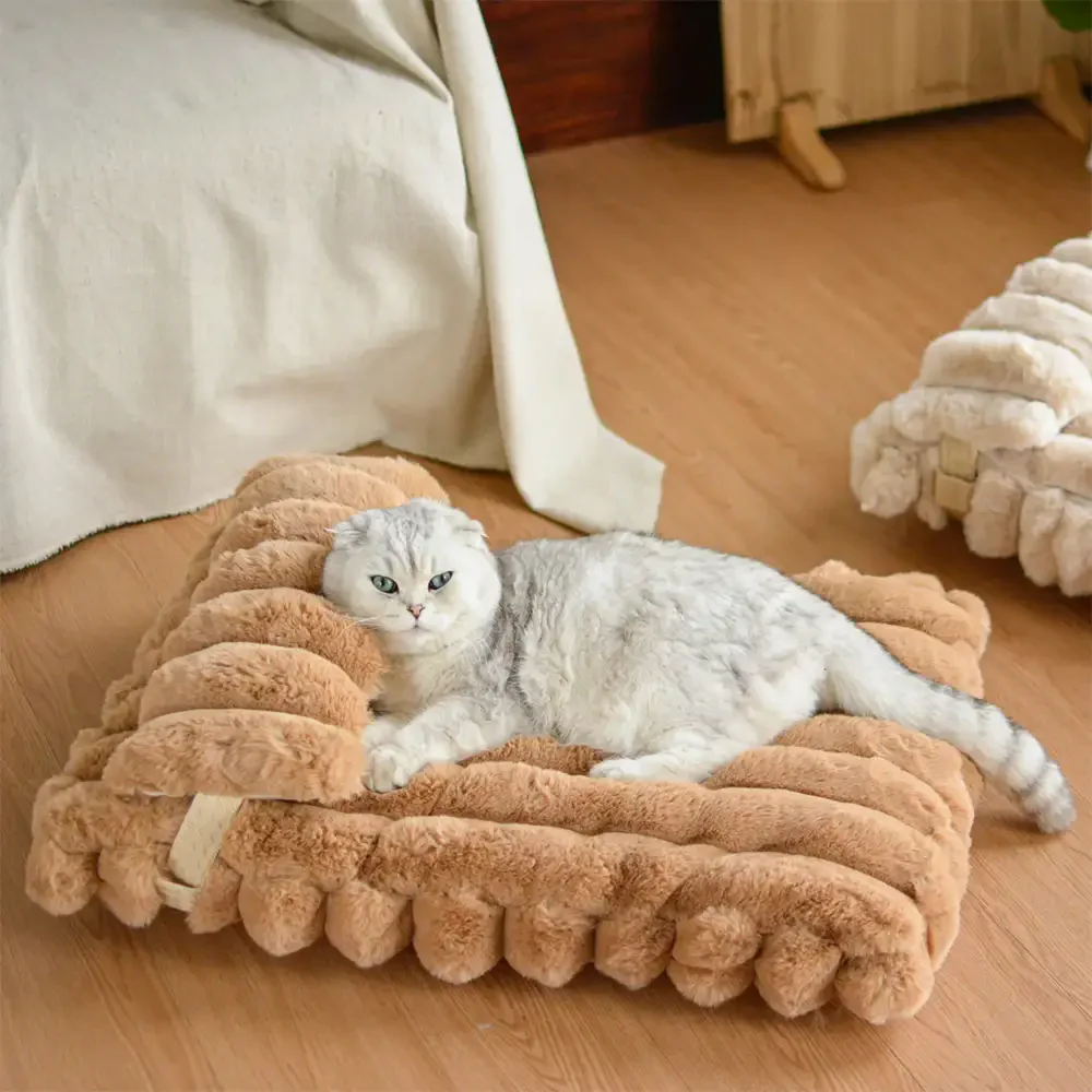 Softness Faux Rabbit Fur Warming Pillow Dog Bed - Cozy Cloud - News Pet Shop