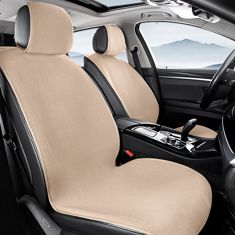 Chenille Anti-scratch Breathable Seat Protective Front Car Seat Cover Full Set - News Pet Shop