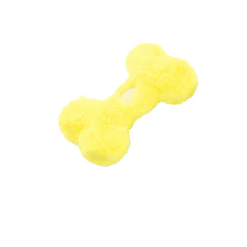 Funny Bone Squeaky Plush Toy Dog Chew Toy - News Pet Shop