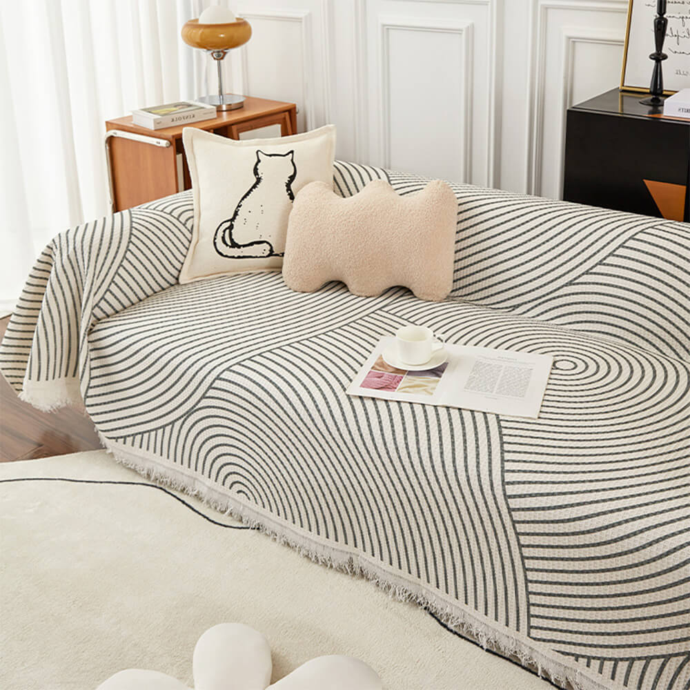 Geometric Pattern Multi-Color Sofa Cover - Modern Design for a Stylish Home - News Pet Shop