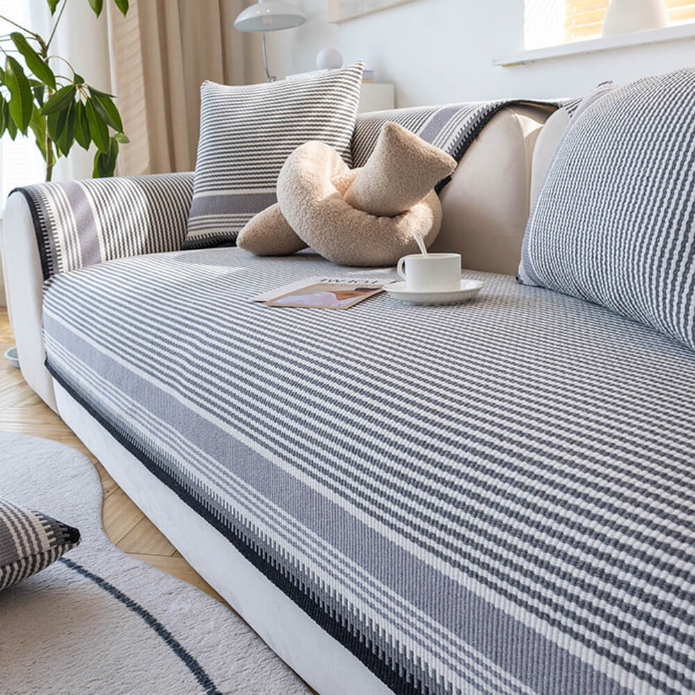 Classic Natural Cotton Linen Breathable Couch Cover - News Pet Shop