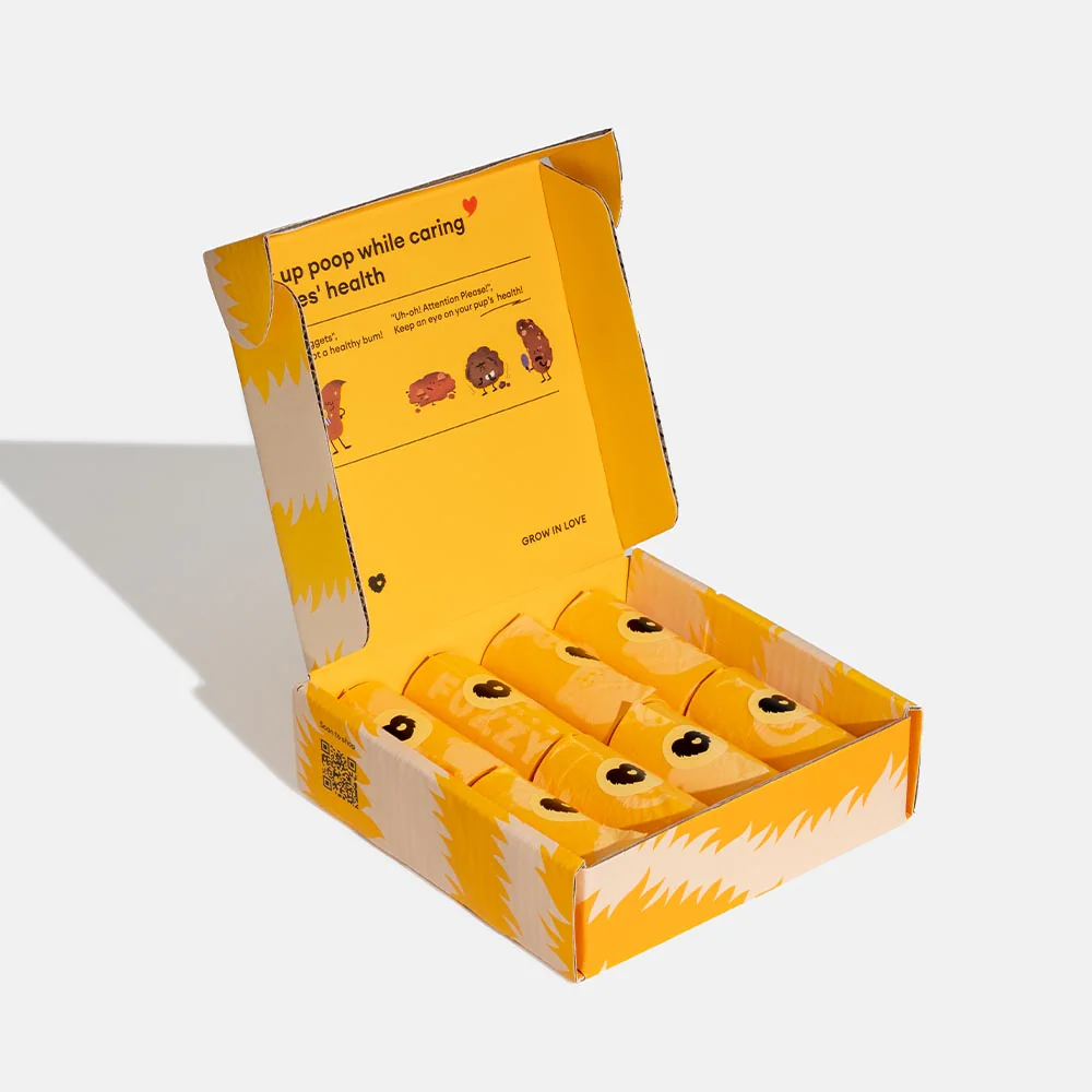 Lemon Scented Durable Recycled Poop Bags - Fresh Up - News Pet Shop