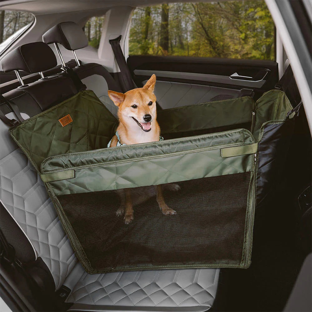 Extra Stable Travel Waterproof Dog Car Back Seat Extender - News Pet Shop