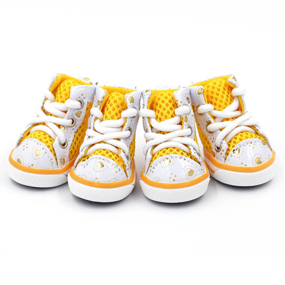 Trendy High-Top Breathable Mesh Anti-Slip Dog Sports Shoes - News Pet Shop