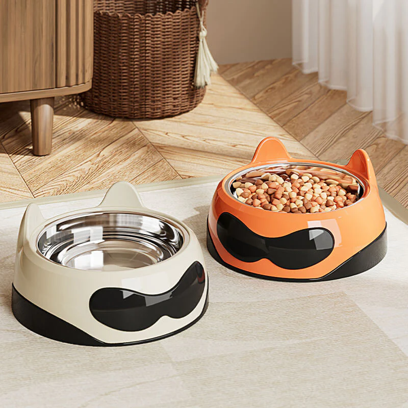 Large Capacity Easy-Clean Pet Bowl with Stainless Steel - News Pet Shop