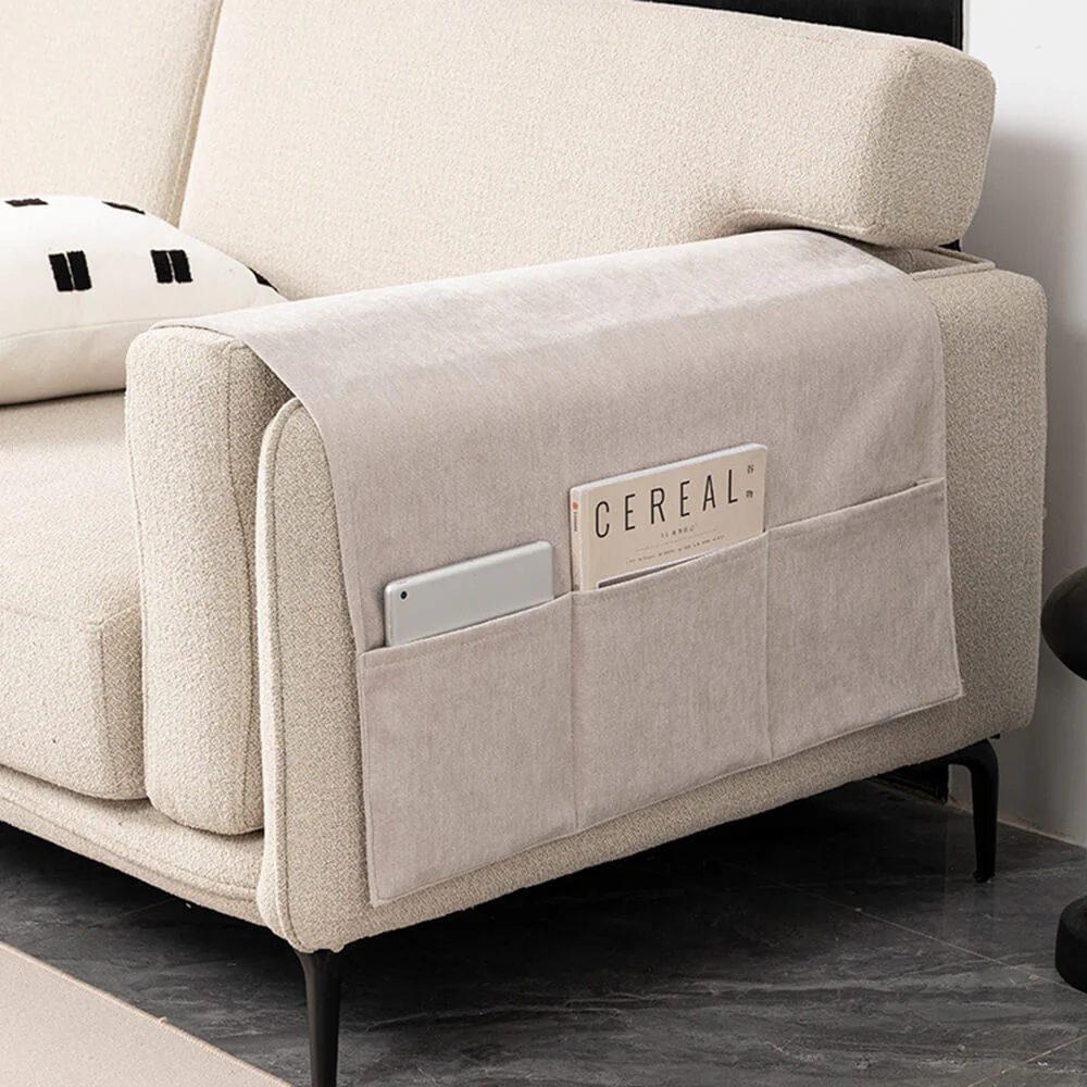 Chenille Anti-Scratch Sofa Armrest Cover Magazine Holder - News Pet Shop