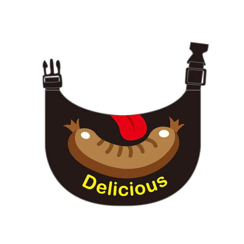 Pet Neckerchief Waterproof Cool Dog Accessories Drool Bib-Sausage - News Pet Shop