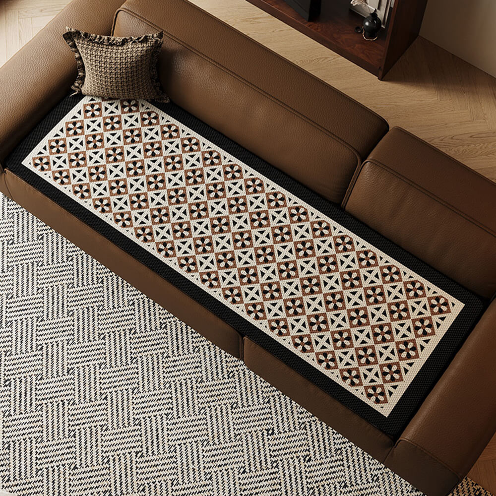 Elegant Bohemian Ice Silk Breathable Couch Cover - News Pet Shop