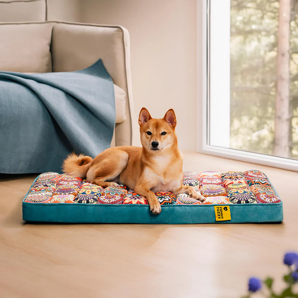 Moroccan Full Support Thickened Comfortable Orthopedic Pillow Dog Bed - News Pet Shop