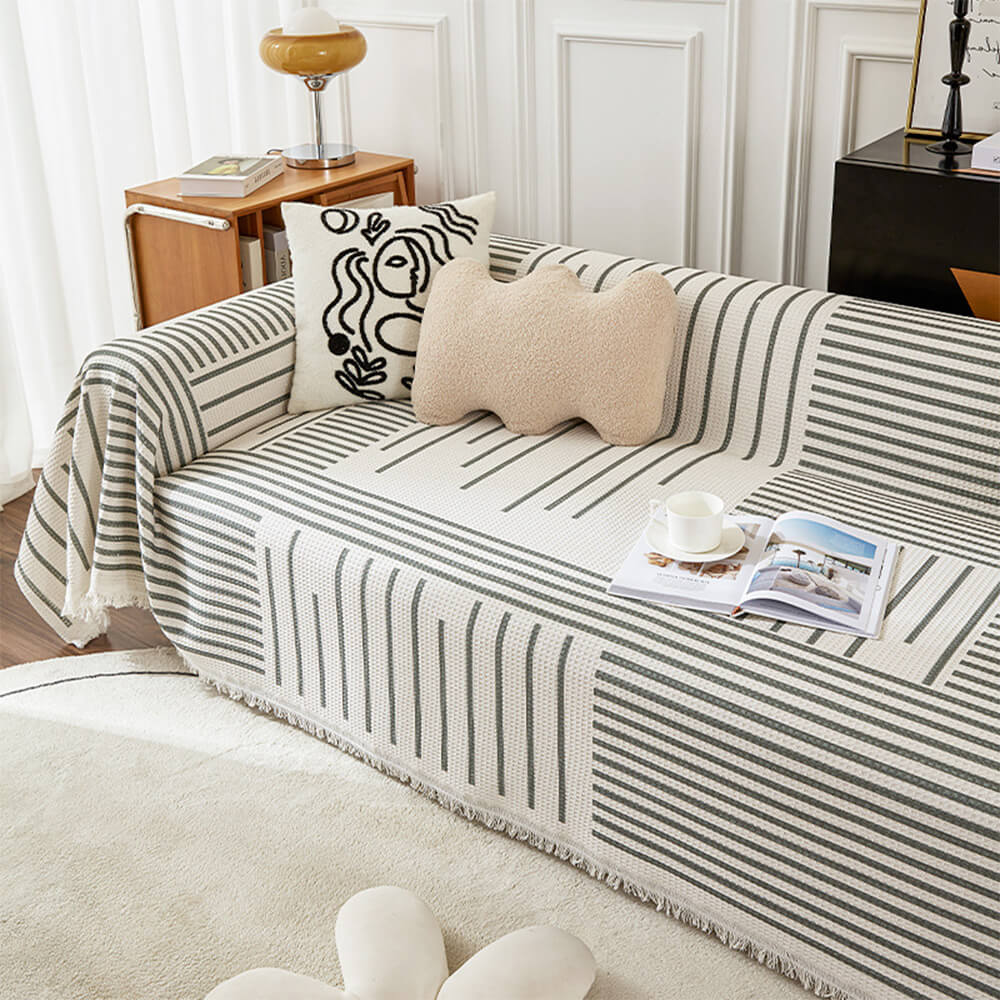 Geometric Pattern Multi-Color Sofa Cover - Modern Design for a Stylish Home - News Pet Shop