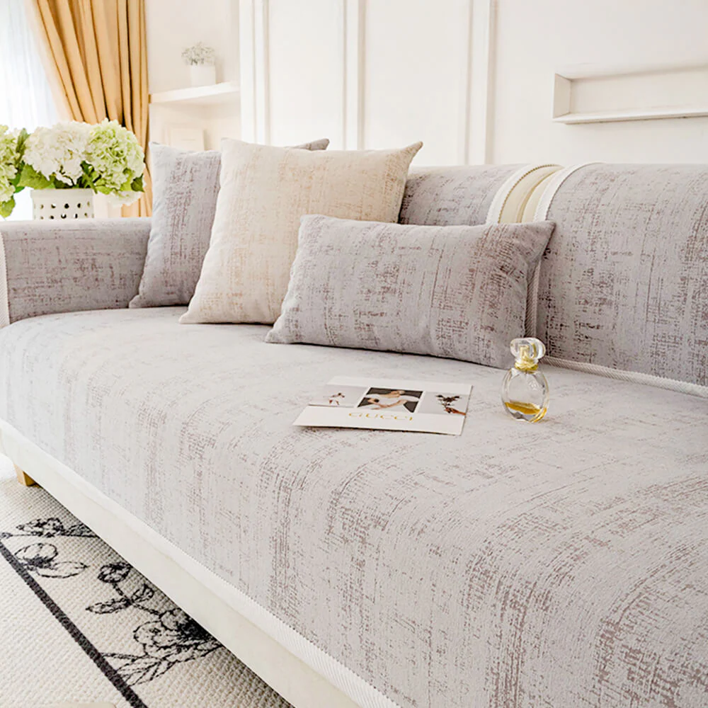 Classic Fashion Textured Thick Chenille Couch Cover - News Pet Shop