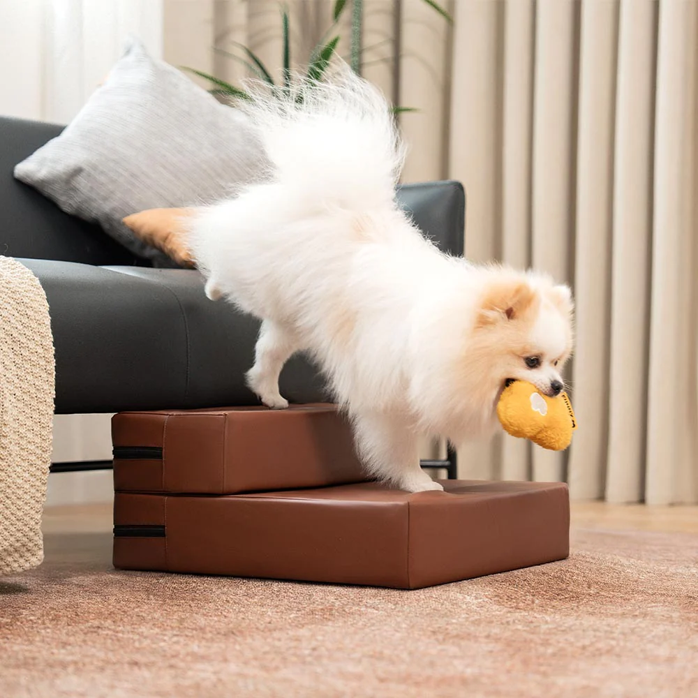 Waterproof Washable PU Leather Modular Multi-Level Pet Stairs - News Pet Shop