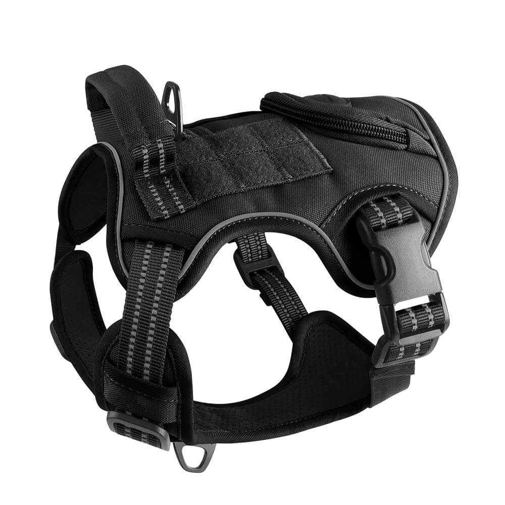 Tactical Heavy No Pull Easy On-Off Dog Harness - News Pet Shop