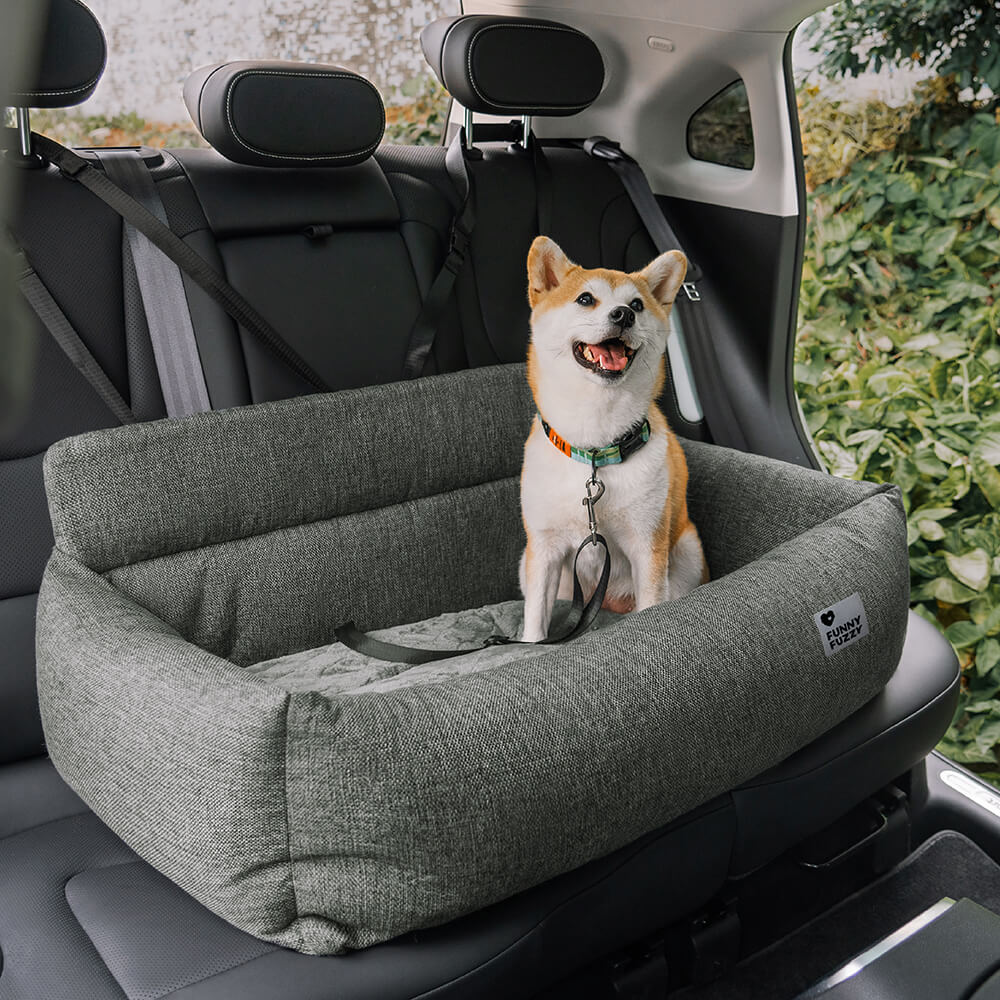 Travel Bolster Full Durable Washable Dog Car Back Seat Bed - News Pet Shop