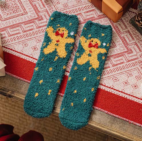 Christmas Santa Claus Knitted Scarf Matching Socks For Pet And Owner - News Pet Shop