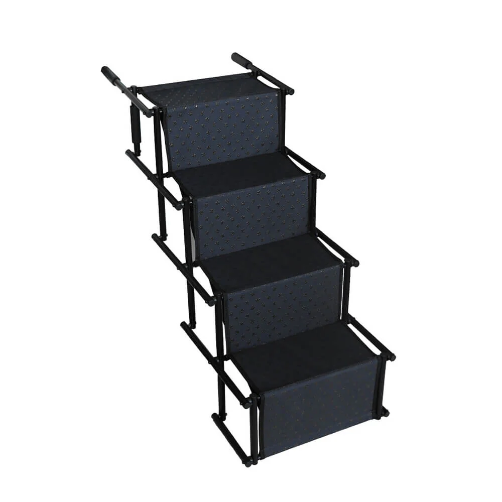 Travel Portable Foldable 4-Steps Non-Slip Dog Car Stairs - News Pet Shop