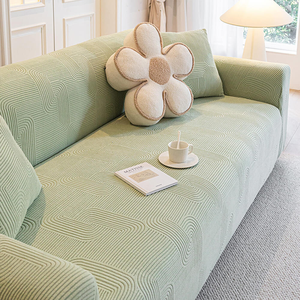 All-Seasons Polar Fleece Elastic Full Wrap Anti-Scratch Couch Cover - News Pet Shop