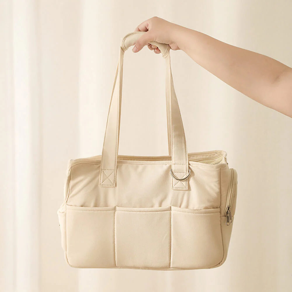 Stylish Plaid Travel-Friendly Dog & Cat Carrier Bag - News Pet Shop