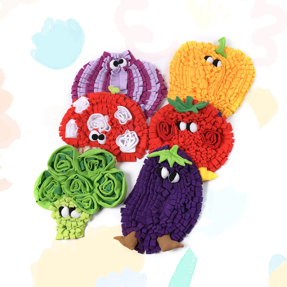 Vegetable Series Food Hiding Dog Mat Interactive Snuffle Mat - News Pet Shop