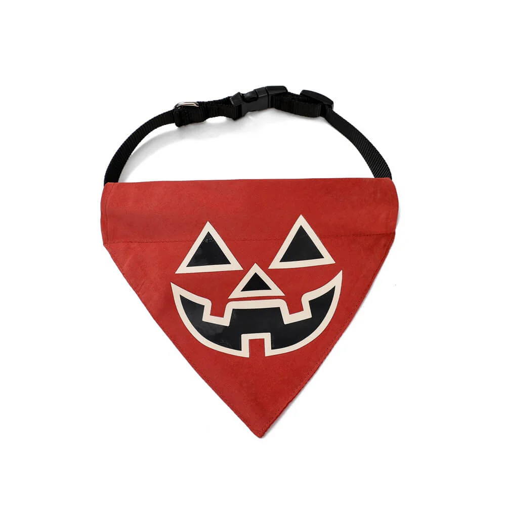 Luminous Halloween Pet Bandana | Glowing Triangle Pet Bib & Collar - News Pet Shop