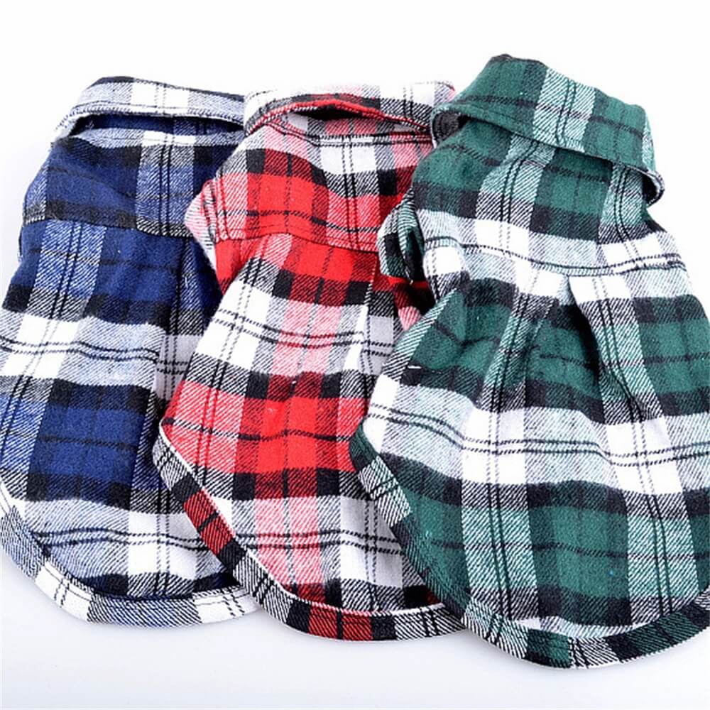 Classic Plaid Dog Shirt - Cozy and Stylish for Every Occasion - News Pet Shop