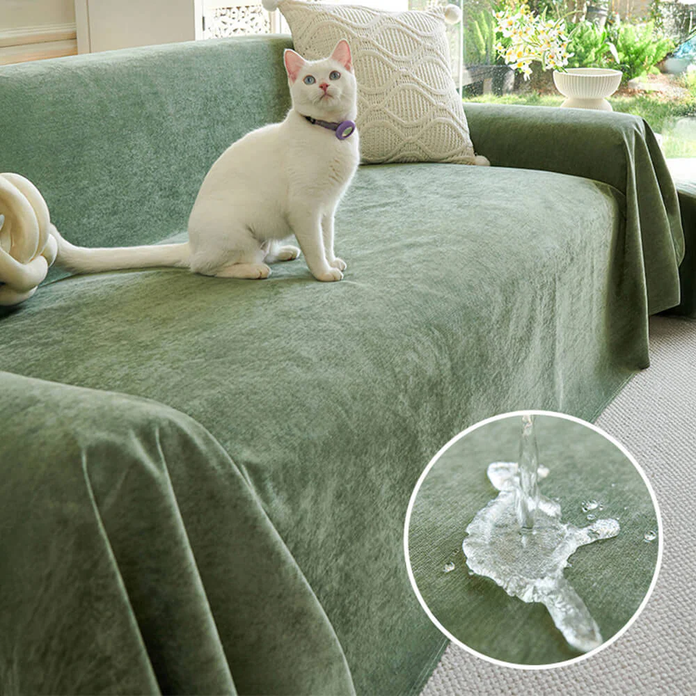 Soft and Waterproof Scratch-Resistant Non-Linting Throw Couch Cover - News Pet Shop