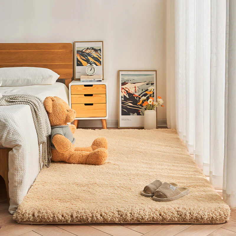 Thick Plush Bedroom Bedside Carpet - Extra Soft and Cozy Rug - News Pet Shop
