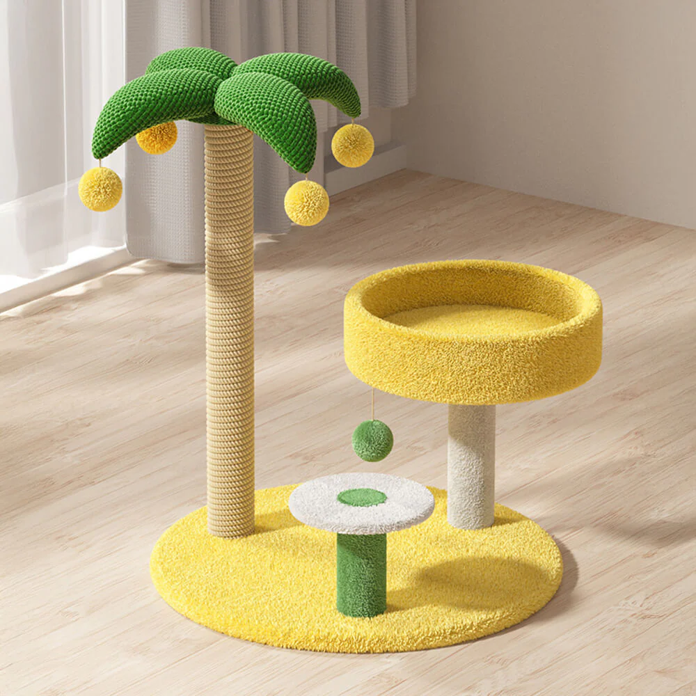 Tropical Coconut Tree Cat Climbing Frame - News Pet Shop