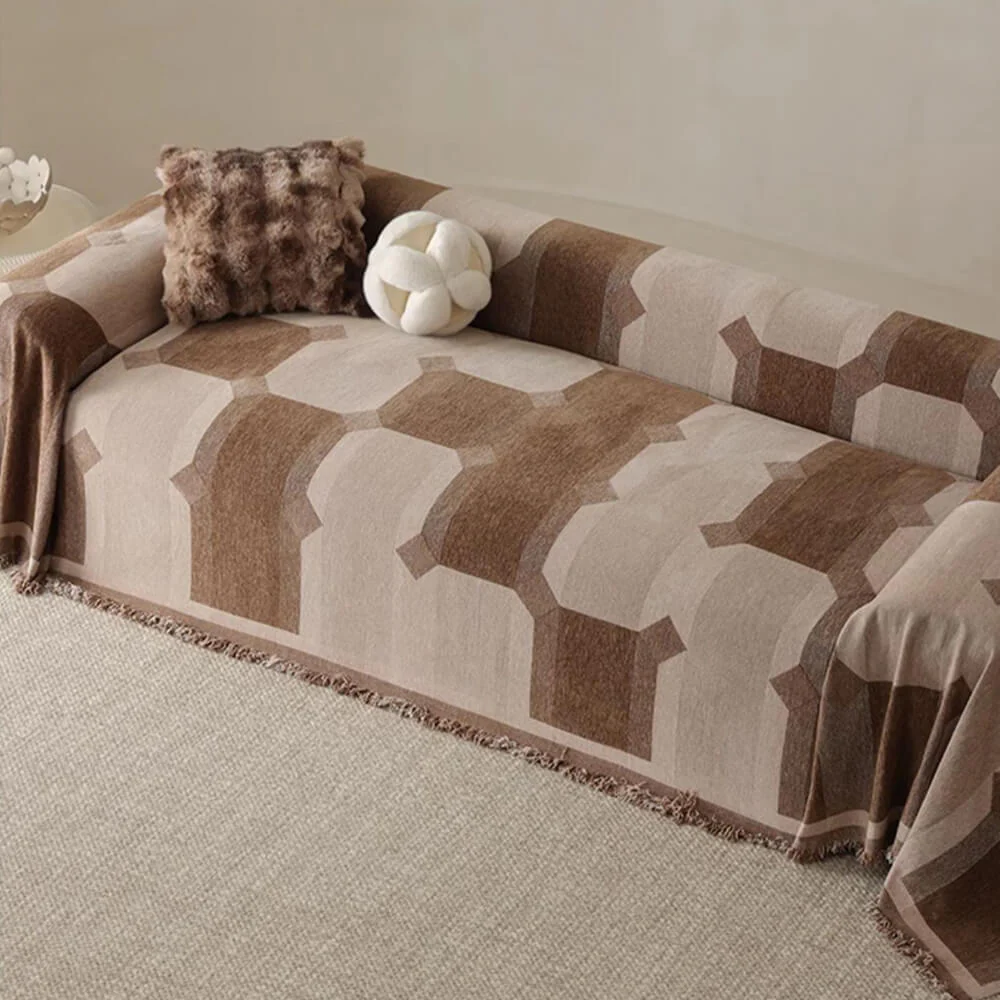 Chenille Wear-Resistant Sofa Protection Full Coverage Throw Couch Cover - News Pet Shop