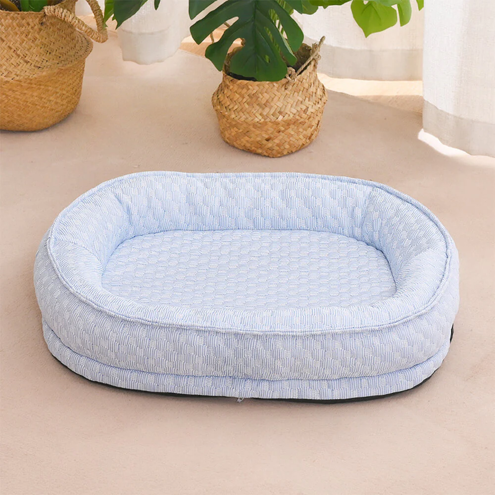 Cooling Comfort Elevated Donut Oval Dog Bed - News Pet Shop