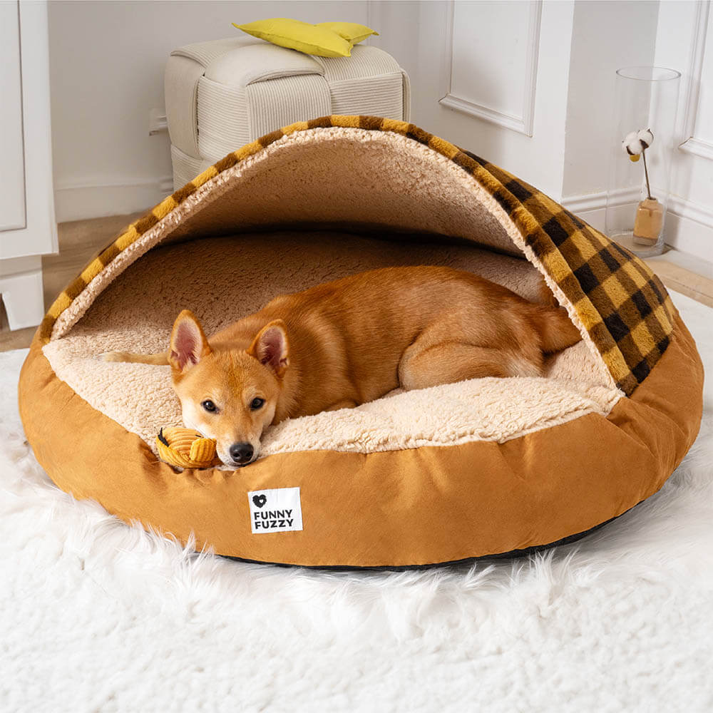 Round Canopy Dream Hideaway Dog Bed Pet Nest Bed - News Pet Shop