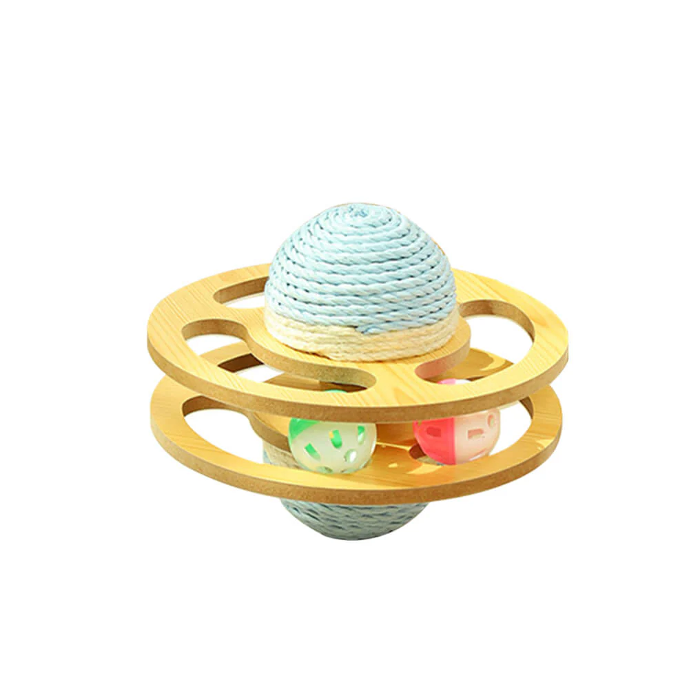 Sisal Scratching Ball Interactive Cat Toy - News Pet Shop