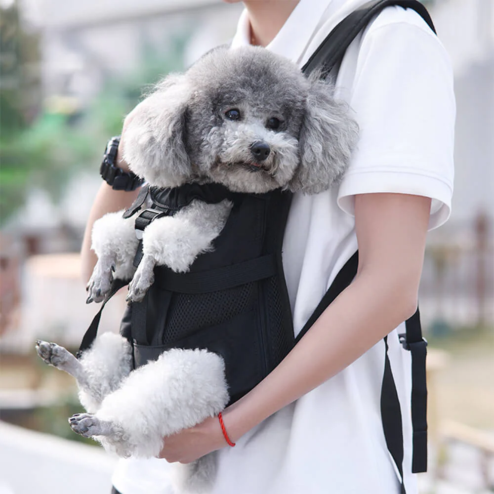 Breathable and Adjustable Portable Front-Hugging Backpack Dog Travel Bag - News Pet Shop